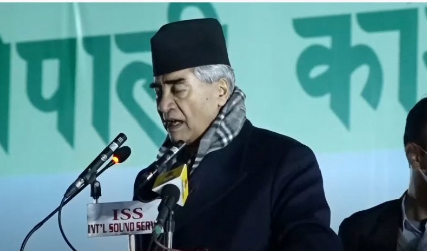 गाउँदेखि केन्द्रसम्म काँग्रेसको सरकार हुन्छ  :प्रधानमन्त्री देउवा